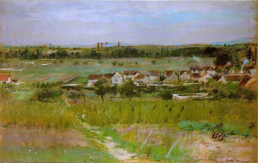Berthe Morisot Le village de Maurecourt